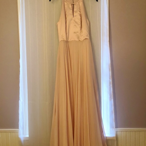 After Six Bridesmaids Style 6705 in blush - Picture 2 of 4